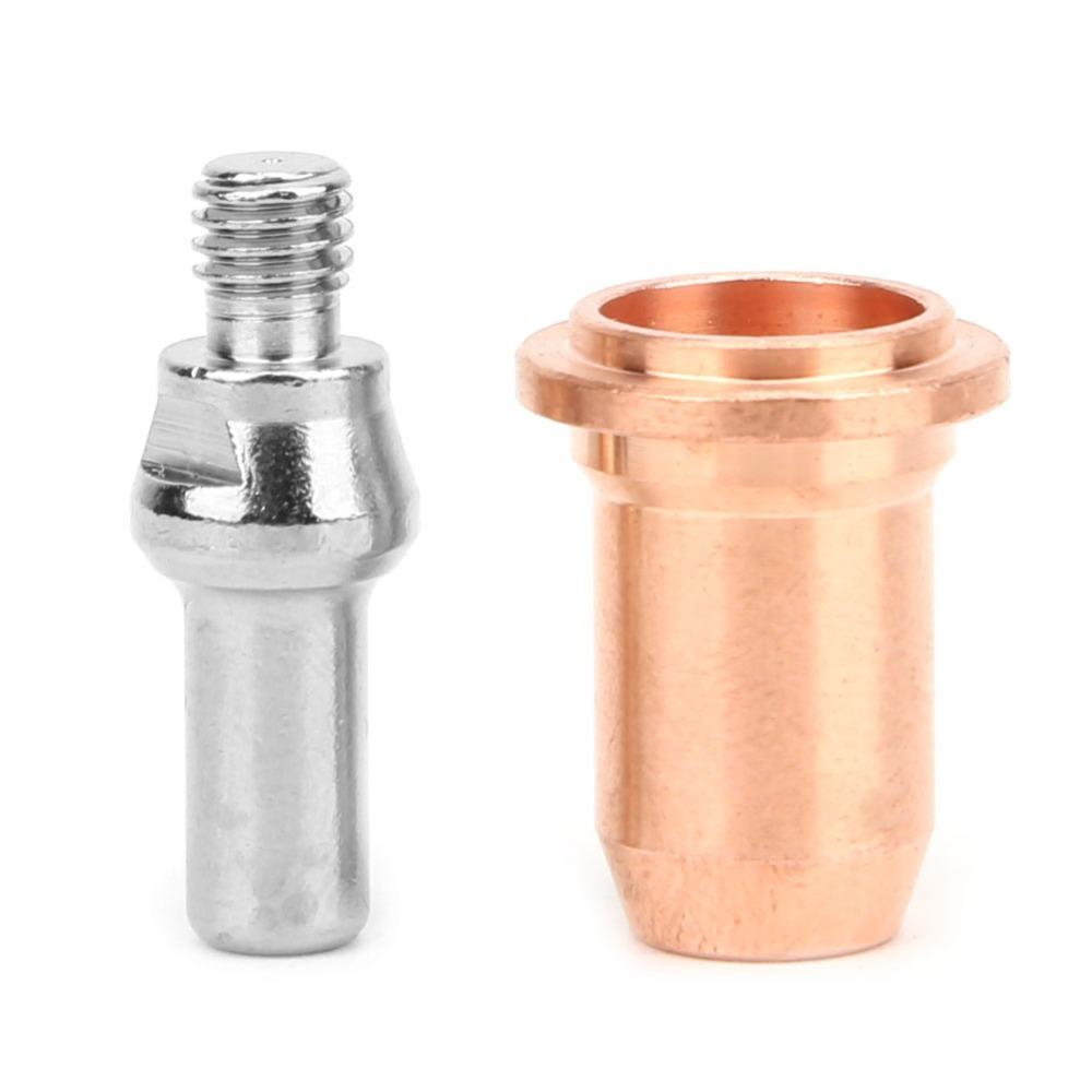 20pcs 0.9mm 1.0mm 1.1mm Plasma Nozzle Kit Cutting Torch Electrode For Plasma Cutting