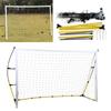 Портативные футбольные ворота Складные футбольные ворота Стойка Сетка Комплект Оборудование для тренировок на открытом воздухе