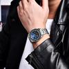 Men's Multifunction Watch Fashion Waterproof Luminous Men's Quartz Watch