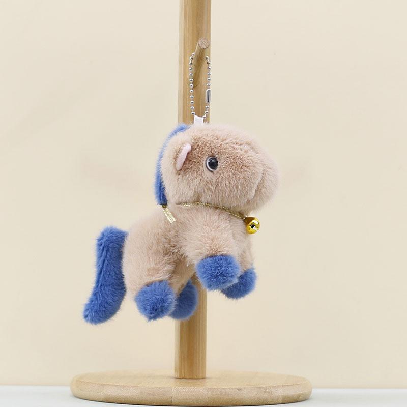 Очаровательный плюшевый брелок-пони с милым мультяшным дизайном для детей 12 см подарок