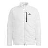 Golf Long Sleeve Big Thermal Long Full Zip 3L White [Adidas] Wear, Windbreaker, Logo, Insulation, Sleeve, Jacket, Men's, Men's (XO),