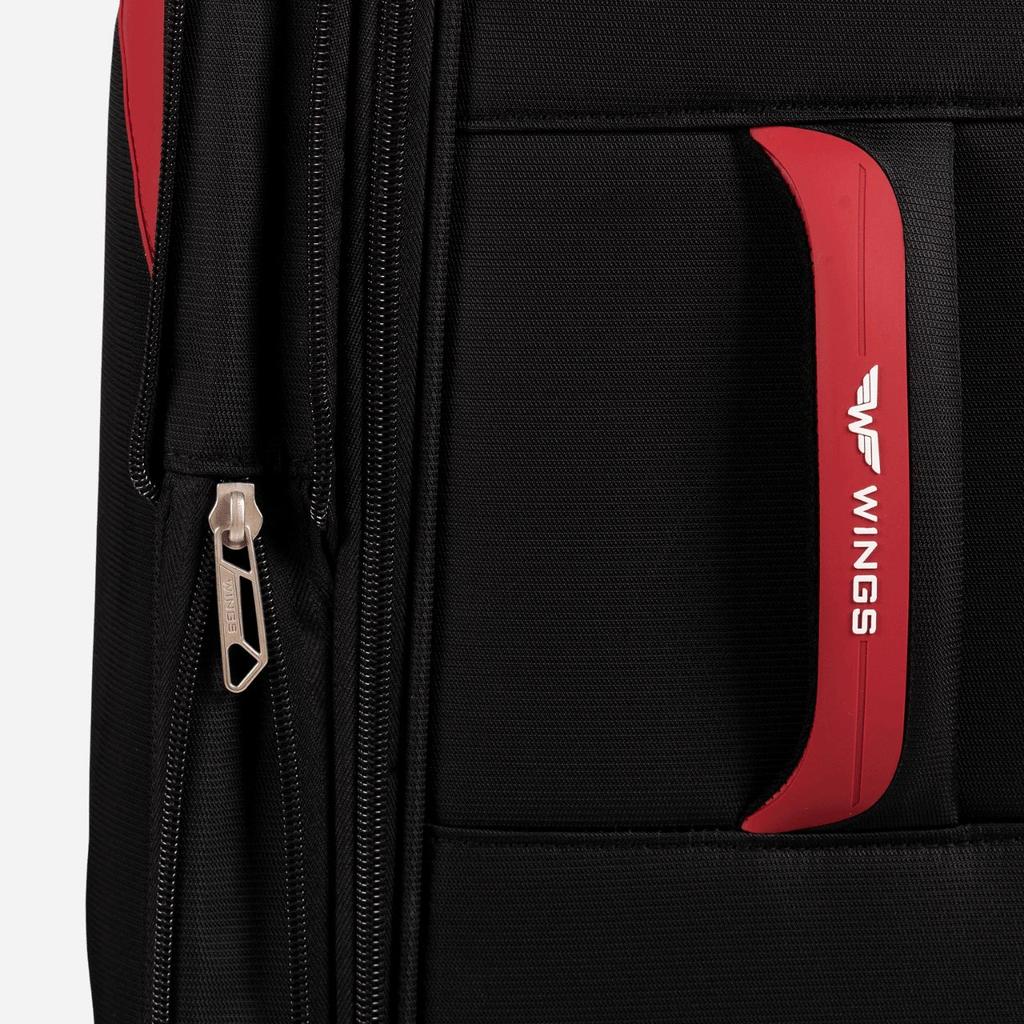 Dipper Wings 28" Black Large Softside Suitcase