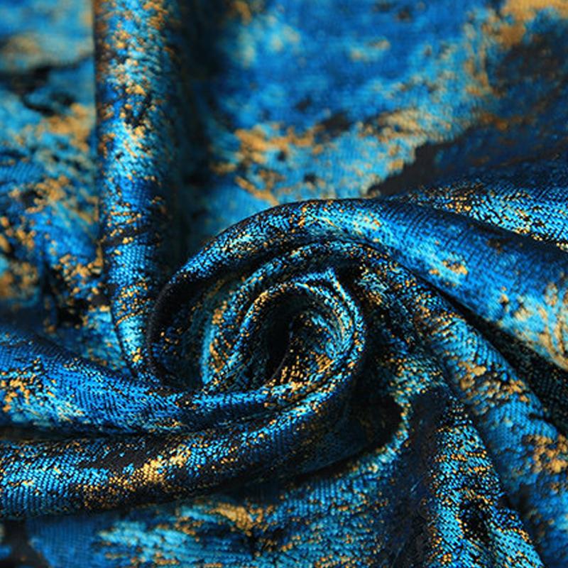 100*150 см жаккардовая парча звездное небо масляная живопись ткань для поделок сумки своими руками одежда ручная работа ремесло обивочная ткань