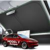 2025 Upgraded Zanch Car Front Windshield Sun Shade- Ultimate UV Protection & Heat Reduction|OEM Design|Innovative No Light Leakage Technology|4-Layer