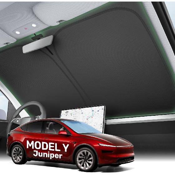 2025 Upgraded Zanch Car Front Windshield Sun Shade- Ultimate UV Protection & Heat Reduction|OEM Design|Innovative No Light Leakage Technology|4-Layer
