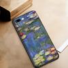 Чехол T40 Claude Monet Garden Lotus для iPhone 13 12 Mini 11 Pro XS Max XR X 8 7 6 6S Plus 5 5S SE 2020