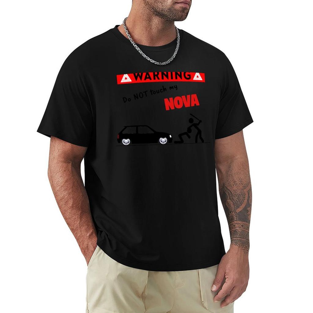 Do NOT touch my Nova Funny Warning TShirt Plus Size Loose Short Sleeve Top