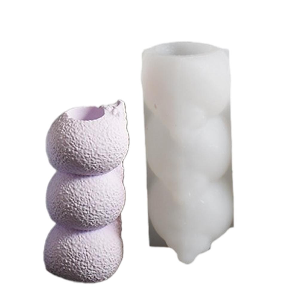 High Quality Silicone Mold For Unique Stacked Fruit Candle Holders Perfect For DIY Enthusiasts And Home Decor Lovers