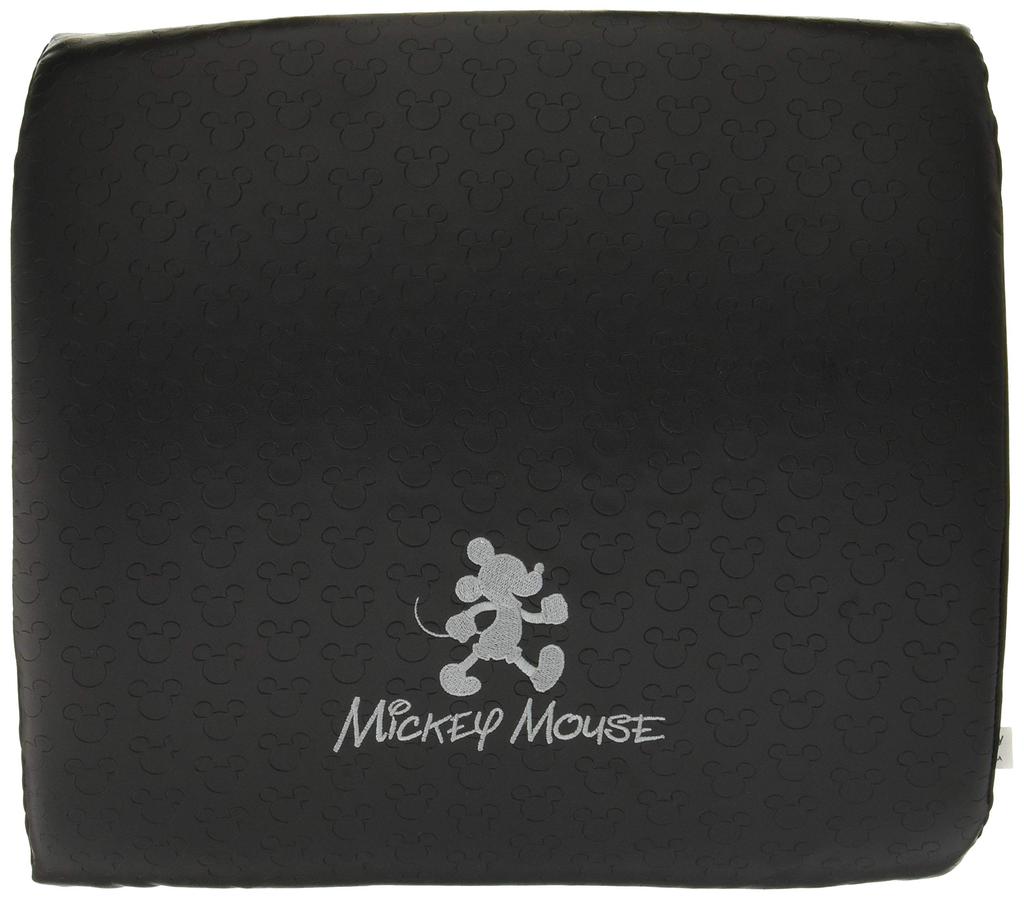 Napolex Car Memory Foam Fits Perfectly In the Lower Relieves Lower Back Pain and Disney Mickey Mouse Cushion, Back, Fatigue, Leather-Look Design,