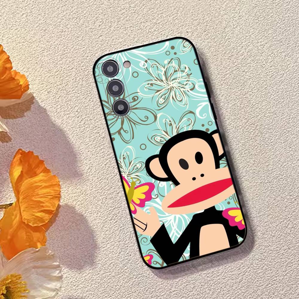 Чехол для телефона P-Paul F-Frank Fashion для Samsung Galaxy A73, A72, A71, A70, A53, A52, A51, Мягкий силиконовый черный чехол