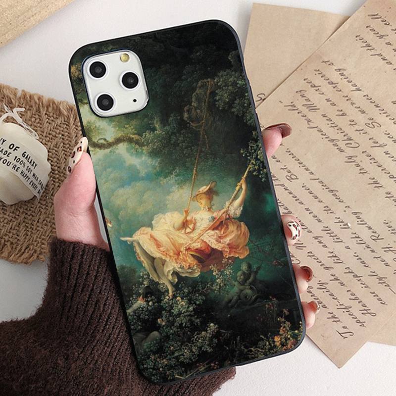Чехол для телефона MaiYaCa Renaissance art Painting для iPhone 13 11 12 pro XS MAX 8 7 6 6S Plus X 5S SE 2020 XR