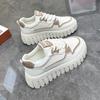 Autumn Easy Wear Shoes New INS Sports Running Female Student Thick Bottom Heighten Casual Shoes