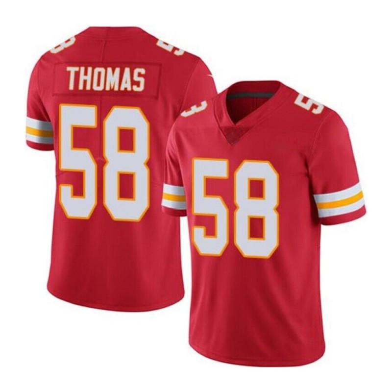 Kansas City Chiefs NFL Football Jersey 10 Pacheco Embroidered Breathable Quick-Dry Team Sport Apparel Men