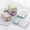 Creative Sealed Three Layer Small Medicine Box Portable Foldable Three Section Medicine Box 8-compartment Mini Storage Boxes