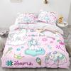 Unicorn Cartoon Rainbow Horse Bedding Set Kids Duvet Cover for Children Baby Crib Duvet Cover Set Pillowcase Lovely Bed Linens