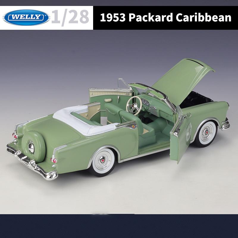 WELLY 1/28 Packard Caribbean Convertible Alloy Car Diecasts & Toy Vehicles Car Model Miniature Scale Model Car Toy for Children