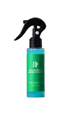 Samurai Produce Очиститель для внутренней отделки WIPE-COAT 100 мл | Удаляет отпечатки пальцев и липкость с интерьеров, стекол изнутри и поверхностей типа «рояльный лак»