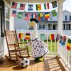 Футбольный костюм для гуся 23 дюйма, набор одежды и шляпы для гуся на День футбольного матча, декор для крыльца, патио, лужайки, двора