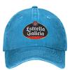 Кепка-тракер Estrella Galicia Испания Бейсболка Пиво Унисекс Мужская Дизайн Кепки для активного отдыха на природе Подарок Мода