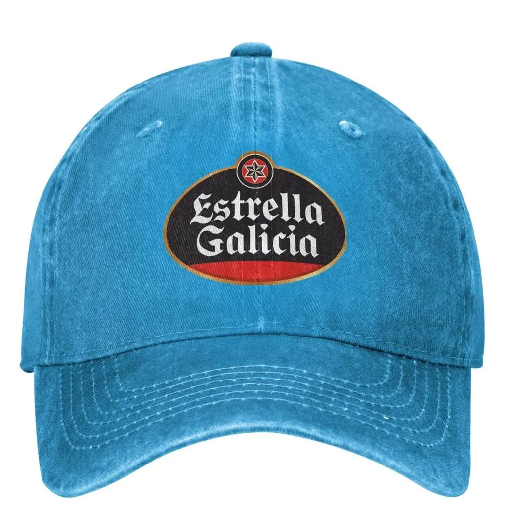 Кепка-тракер Estrella Galicia Испания Бейсболка Пиво Унисекс Мужская Дизайн Кепки для активного отдыха на природе Подарок Мода
