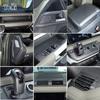 For Land Rover Defender 90 110 2020-2025 Matte Real Carbon Fiber Car Dashboard Console Gear Shift Panel Cover Trim Stickers