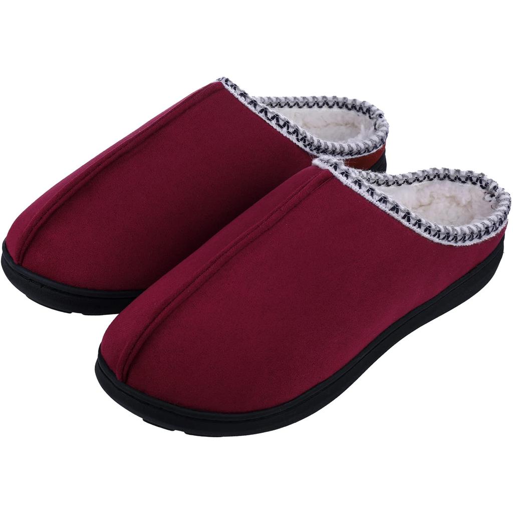 Comwarm Warm Cotton Slippers For Women Men Autumn And Winter Flats Soft Non-slip Fluffy Slippers Design Slides Indoor House Shoe