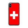 Coque iPhone - Multicolore - Drapeau Suisse - Souple - TPU - Compatible iPhone X
