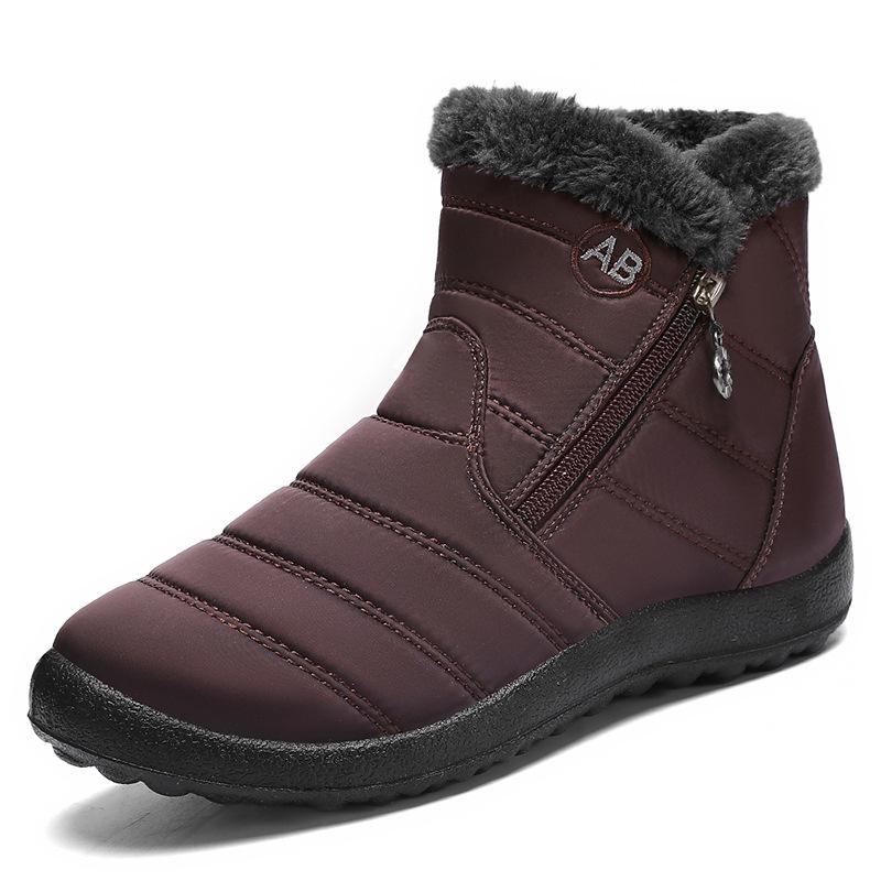 2025 Autumn/Winter Plus Size Warm Snow Boots - High-Top Cotton Comfort for Couples and Seniors
