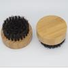 Round Handle Beard & Mustache Brush Hair Boar Bristle Beard Brush Massage Comb Men Beard Grooming Tool