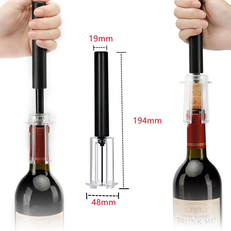 1 Pcs Air Pump Wine Bottle Opener Stainless Steel Pin Type Bottle Pumps abridor de vinho Kitchen Opening Tools Bar Accessories1