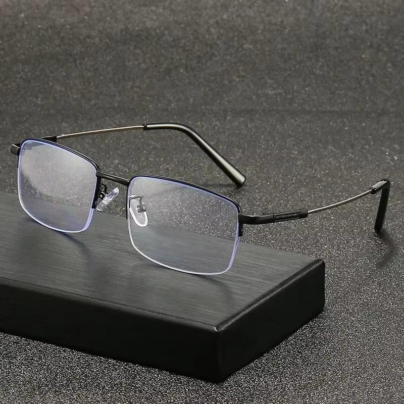 Квадратные ультралегкие очки для женщин и мужчин, анти-синий свет, металлическая оправа, деловые компьютерные очки, повседневные, плоское зеркало