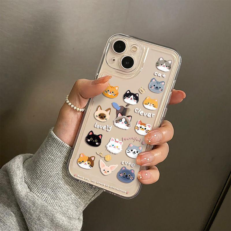 Подходит для iPhone11promax Чехол для телефона Apple Huawei мультяшный прозрачный 11r противоударный 11pro собака кошка