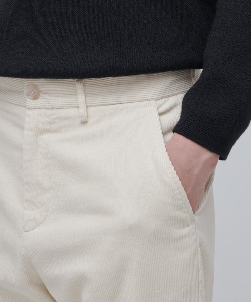 MUSINSA STANDARD Regular Fit Corduroy Pants [Cream]