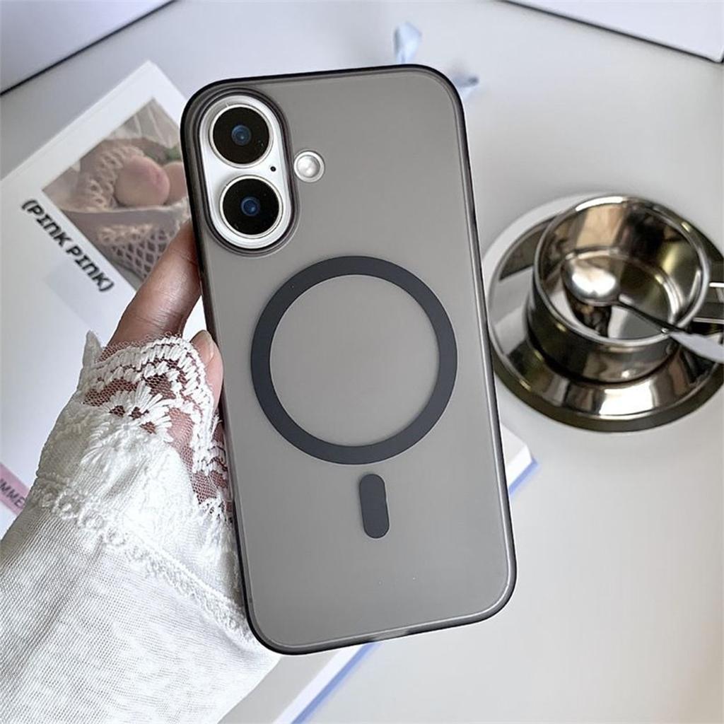 Frosted Ice Mist Magnetic Phone Case for Apple Phone Case Premium 16promax15pm Ultra-Thin Magnetic Phone Case