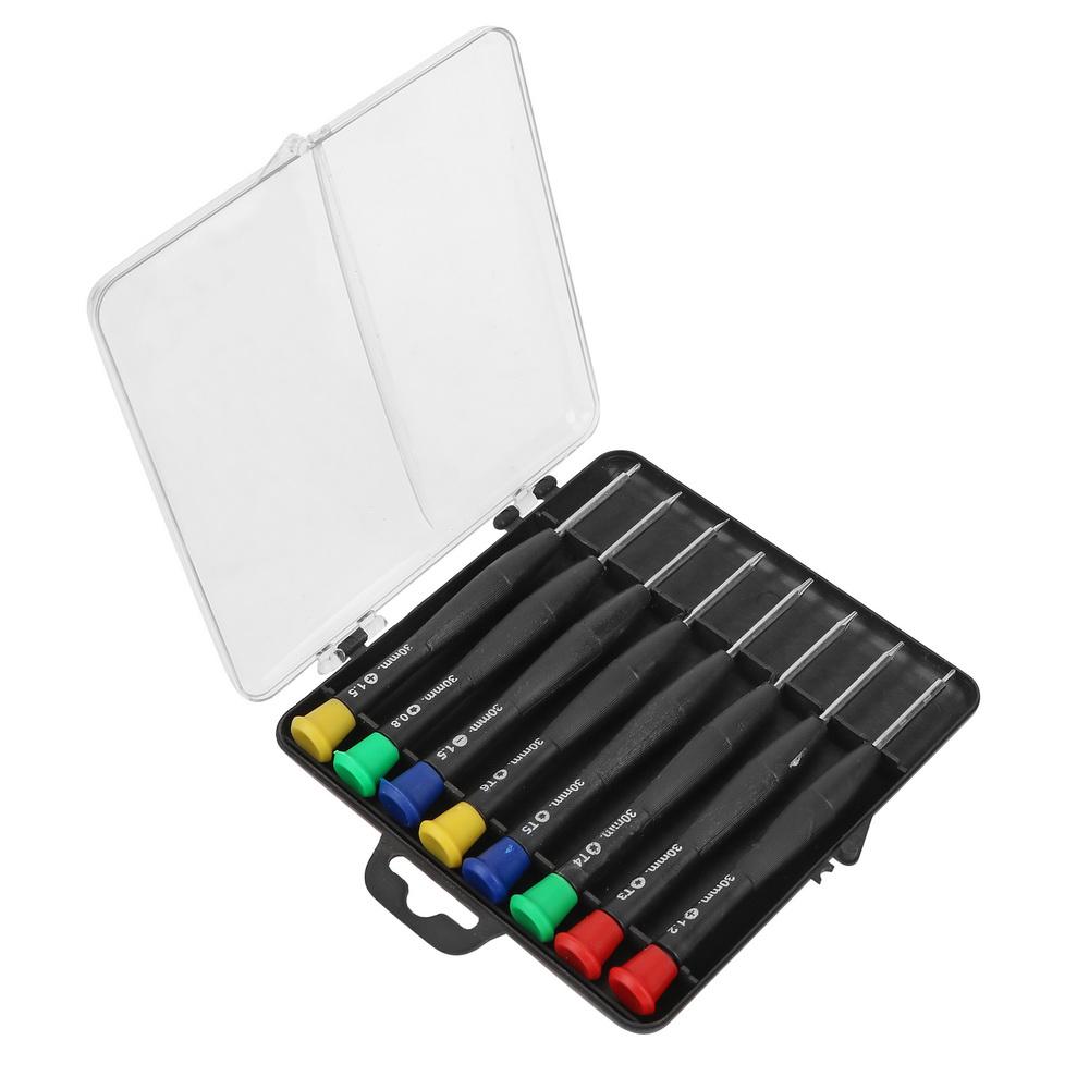 8 шт./компл. набор магнитных отверток, инструменты для обслуживания часов, прецизионные отвертки, инструмент для ремонта телефона