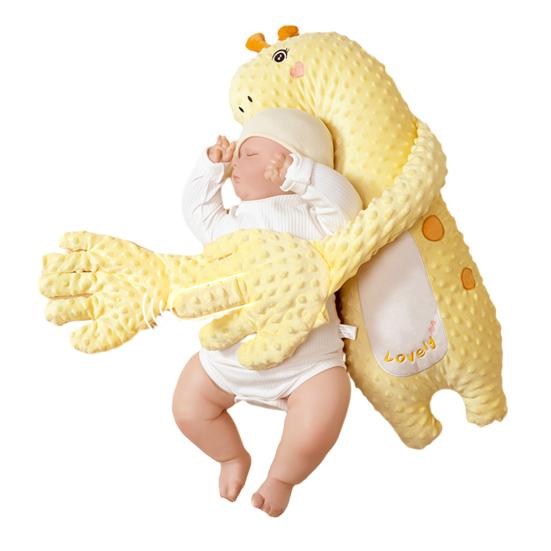 Baby Patter for Sleep Startle Prevention Stuffed Doll Pillow with Soothing Patting Palm Pad Soothing Patter Sleep Companion with Music for Comforting