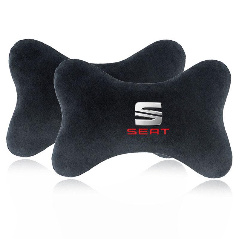 mszh8 Car Headrest Lumbar Rest Cushion Neck Support Neck Pillow for Seat Leon IBIZA Arona Arosa Ateca Cordobe Exeo Mii Tarraco Leon