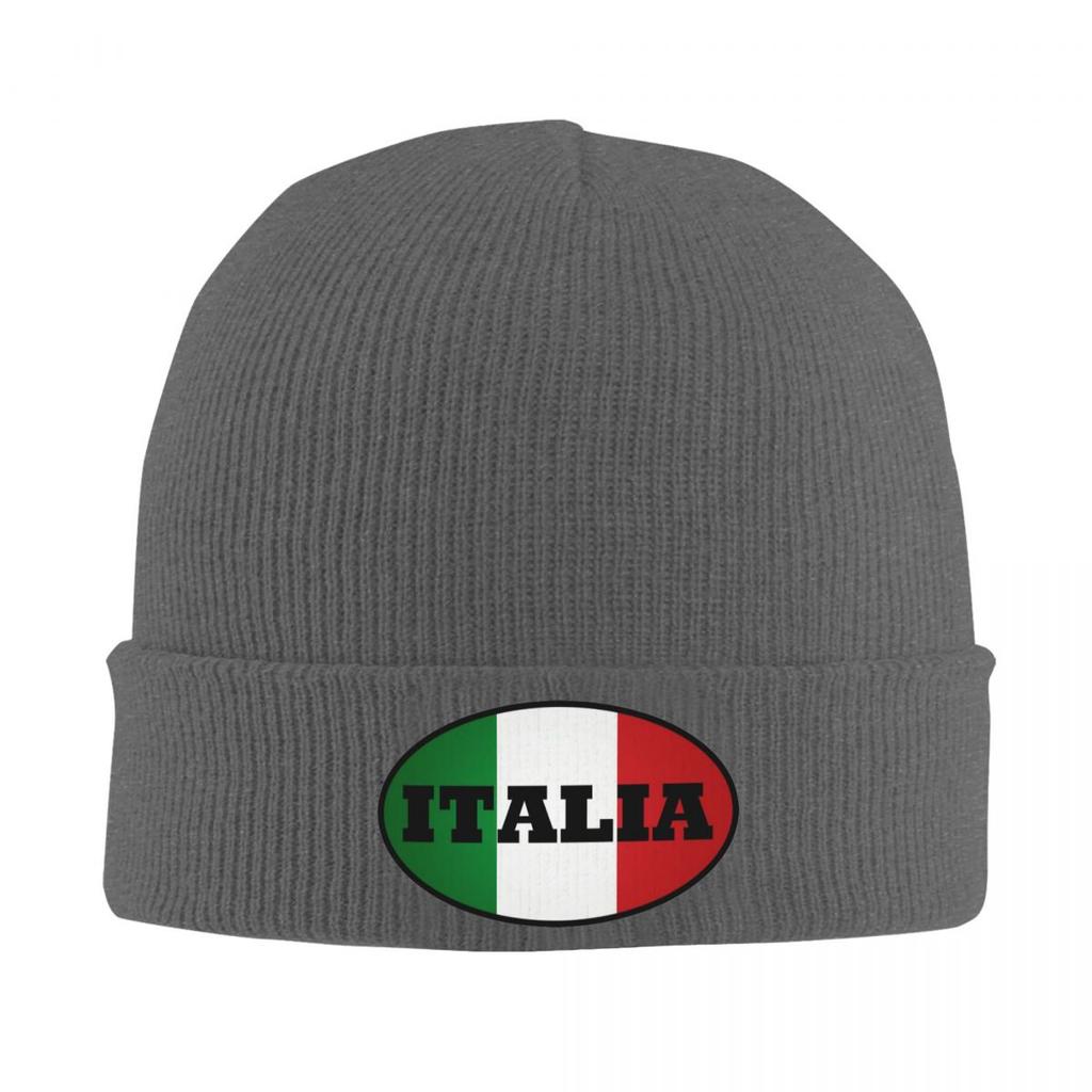 Italia Warm Knitted Cap Hip Hop Bonnet Hat Autumn Winter Outdoor Beanies Hats for Unisex Adult