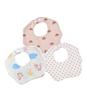 Recommended by Nursery Baby Bibs for Boys and Large Baby Aprons for Nursery School of 3 [C_himawari] Teachers Girls, 6-Layer Gauze, Soft, 100%