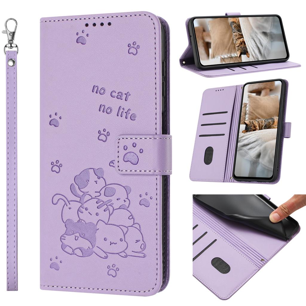 Кожаный чехол для Huawei Honor 400 200 90 Pro 400 90 200 Lite 200 90 400 Смарт-чехол 3D Кошелек с кошкой Флип Задняя крышка Чехол Слот для карты