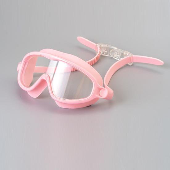 Комплект очков для плавания с широким обзором, противотуманные очки для плавания с зажимом для носа