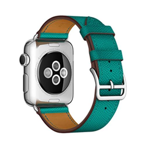 Кожаный ремешок для Apple, ремешок для часов 44 мм, 40 мм, 45 мм, 41 мм, 38 мм, 42 мм, браслет из натуральной кожи с одним туром, iWatch series 5, 4, 3, 6 se 7