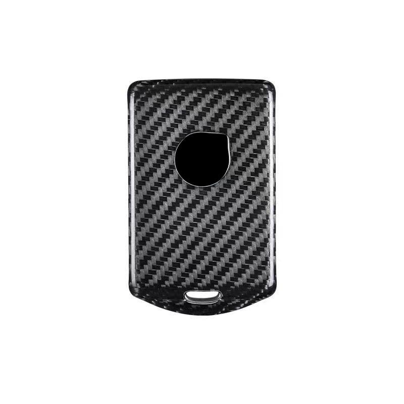 Чехол-оболочка для автомобильного ключа из углеродного волокна, накладка на брелок, аксессуары для стайлинга, подходит для Volvo S60 S90 V60 V90 Xc60 Xc90