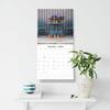 Red Robin 2026 Shabby Chic Monthly Wall Calendar | 12" x 24" Open | Premium Thick & Sturdy Paper | Hangable 12 Month Calendar | Lined Notes & To Do