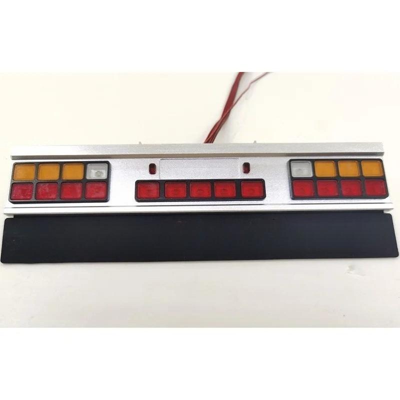 LED Simulation Metal Taillight Container Lamp for 1/14 Tamiya RC Truck Car For scania 770S For volvo FH16 For man