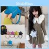 Fashionable Color Solid Star Shaped Glossy Children Casual Shoulder Chain Bag