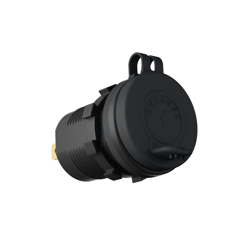 12V-24V Car   QC3.0 Fast Charging USB and PD Dual Port   for Car Motorcycles,  h Bikes, SUVs, Boats IP66 Waterproof Multiple   A