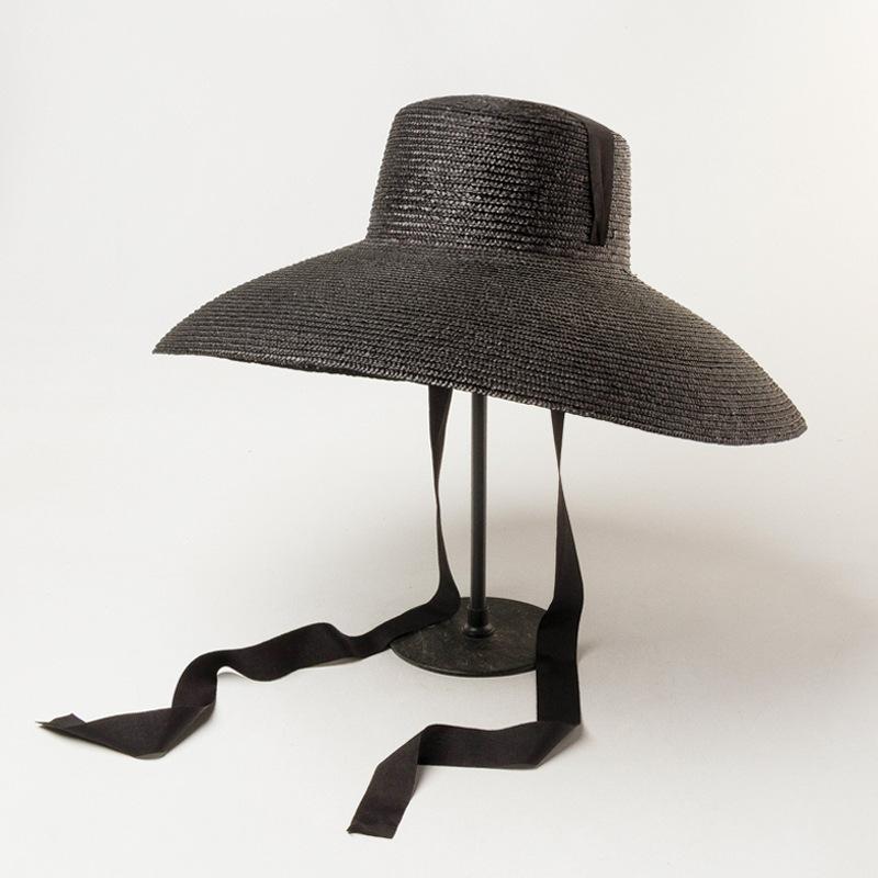 Полихромная натуральная соломенная шляпа ручной работы для мужчин и женщин, бандажная лента, галстук, широкополая шляпа от солнца, дерби, защита от солнца, летняя пляжная шляпа