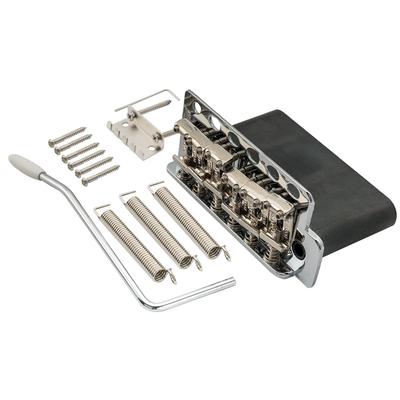Wilkinson String Pitch Hole Tremolo Bridge Unit Steel Vintage Saddle для Fender USA и Japan Struts Assembly с полностью стальным хромом WV6-SB 10,8 мм 5+1