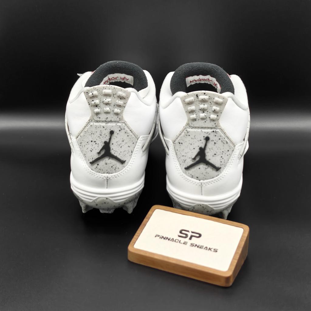 Jordan 4 Retro TD Шиповки 'Белый Цемент' HQ0207-106 Мужской Размер Отправка Сейчас